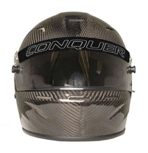 Load image into Gallery viewer, Conquer Carbon Fiber Full Face Auto Racing Helmet Snell SA2020
