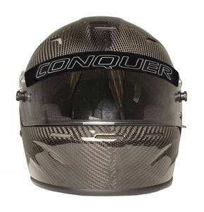 Conquer Carbon Fiber Full Face Auto Racing Helmet Snell SA2020