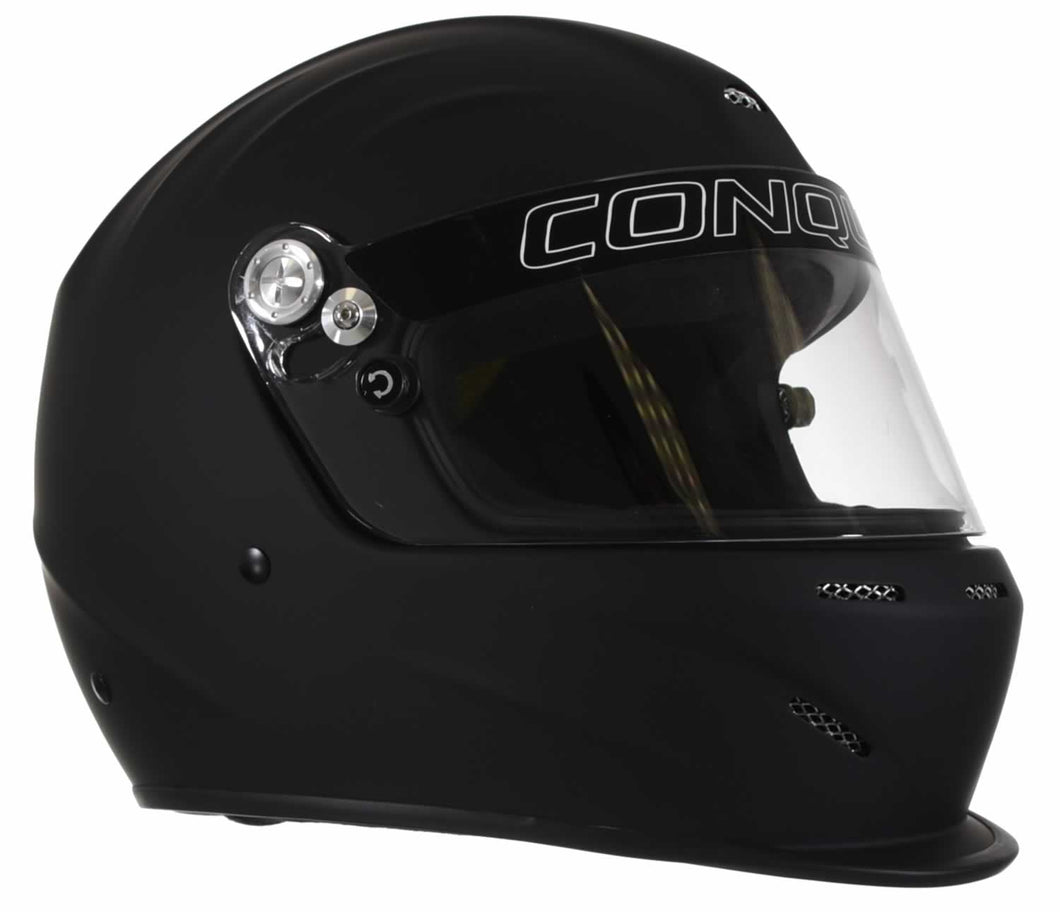 Conquer Snell SA2015 Aerodynamic Vented Full Face Auto Racing Helmet